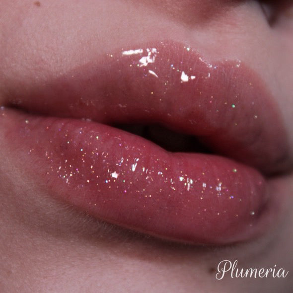 Celestial Glitter Lipgloss - Plumeria
