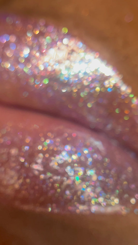 Celestial Glitter Lipgloss - Plumeria